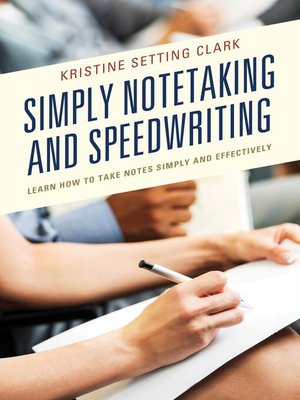 cover image of Simply Notetaking and Speedwriting